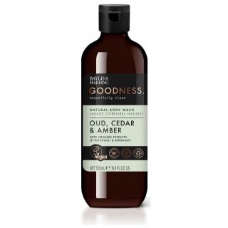 BAYLIS &amp; HARDING - Goodness - Oud, Cedr &amp; Ambra Sprchový gel, 500 ml