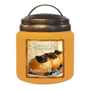 Chestnut Hill Vonná svíčka ve skle Pečená jablka a bobule - Baked Apples and Berries, 16oz
