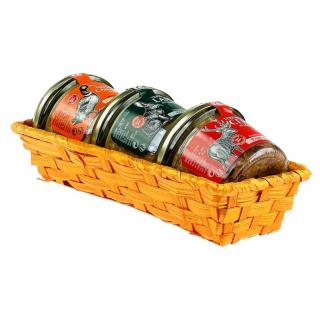 Dárkový koš terin LOVECKÝ 3x180g