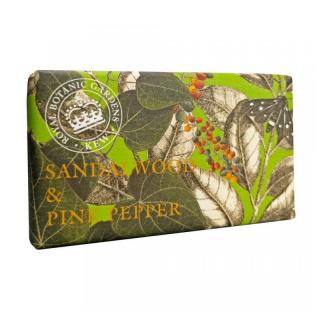 English Soap Company Tuhé mýdlo - Santalové dřevo &amp; Růžový pepř, 240g