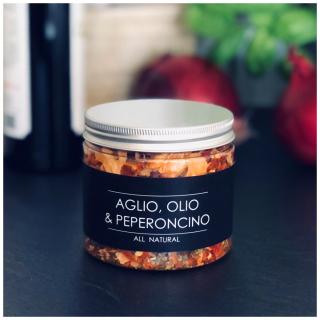 FOOD MARKET - koření AGLIO OLIO &amp; PEPERONCINO 100g v dóze