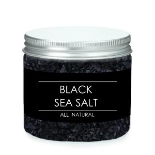 FOOD MARKET - mořská sůl s aktivním uhlím BLACK SEA SALT 110g