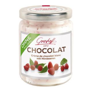 GRASHOFF čokoládový krém bílý s malinami 250g