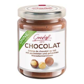 GRASHOFF čokoládový krém mléčný s makadamovými oříšky 250g