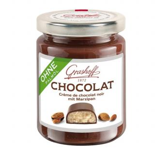 GRASHOFF čokoládový krém tmavý s marcipánem a praženými mandlemi 250g