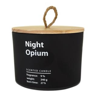 HOME AROMA vonná svíčka ve skle NIGHT OPIUM 340g