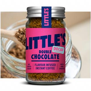 instantní káva BEZKOFEINOVÁ ochucená DOUBLE CHOCOLATE 50g od Little's
