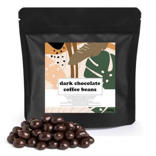 kávová zrna v hořké čokoládě 300g