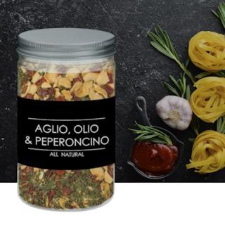 koření aglio olio &amp; peproncino 200g v dóze