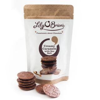 mléčná čokoláda s karamelovou náplní a mořskou solí 120g od Lily O'Brien's