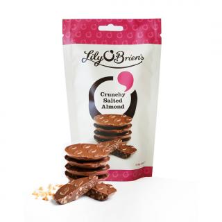 mléčná čokoláda se slanými mandlemi 110g od Lily O'Brien's