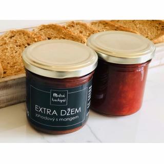 MODRÁ KUCHYNĚ extra džem jahodový s mangem 170g