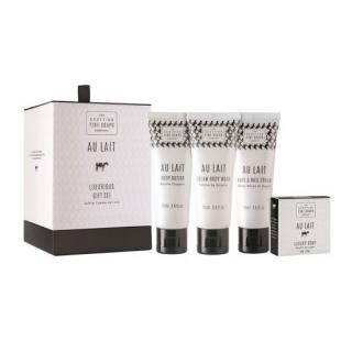 SCOTTISH FINE SOAPS DÁRKOVÁ SADA - AU LAIT, 4KS