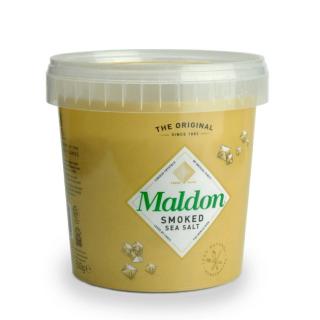 sůl vločková mořská UZENÁ 500g od Maldon (Maldon Sea Salt Flakes Smoked)