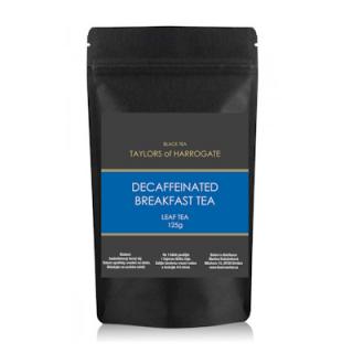 TAYLORS OF HARROGATE bezkofeinový černý čaj decaffeinated brekafast sypaný 125g