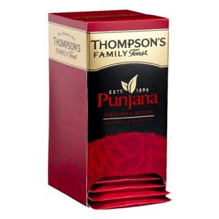 THOMPSONS - Černý čaj PUNJANA (25 jednotlivě balených sáčků /50g)