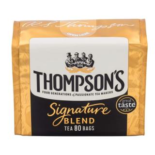 THOMPSONS - Černý čaj SIGNATURE BLEND (80 sáčků /250g)