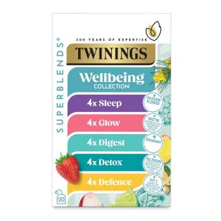 TWININGS - čaje SUPERBLENDS WELLBEING COLLECTION (20 sáčků/37g)