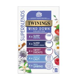 TWININGS - čaje SUPERBLENDS WIND DOWN COLLECTION (20 sáčků/33,2g)
