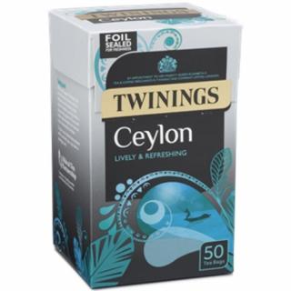 TWININGS - Černý čaj CEYLON (50 sáčků /125g)