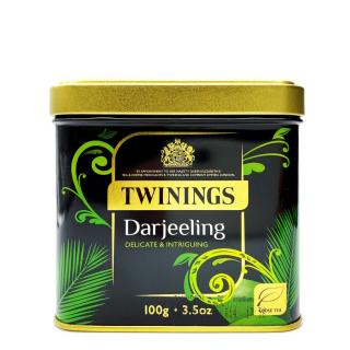 TWININGS - Černý čaj DARJEELING sypaný 100g plechovka