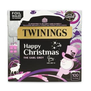 TWININGS - Černý čaj EARL GREY (100 sáčků /250g)