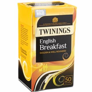 TWININGS - Černý čaj ENGLISH BREAKFAST (50 sáčků /125g)