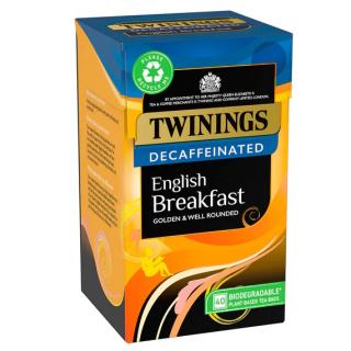 TWININGS - Černý čaj ENGLISH BREAKFAST bezkofeinový (40 sáčků /100g)