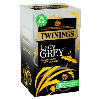 TWININGS - Černý čaj LADY GREY (40 sáčků /100g)