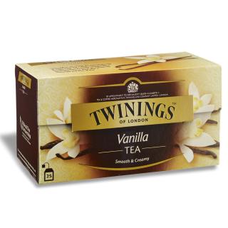TWININGS - Černý čaj VANILKOVÝ (25 sáčků /50g)