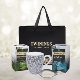 TWININGS dárkový set čajů s hrnkem ORIGINS TEA