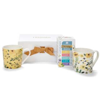 TWININGS dárkový set čajů s hrnky WELLBEING