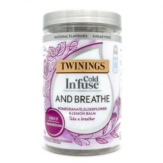 TWININGS - ledový čaj WELLNESS granátové jablko, bezový květ a meduňka (12 infuzí / 30g)