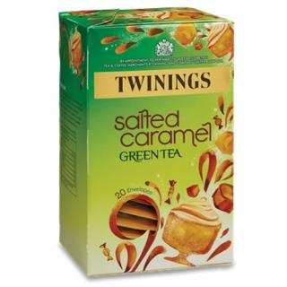 TWININGS - Zelený čaj SLANÝ KARAMEL (20 sáčků/40g)