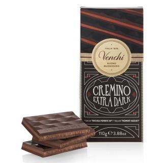Venchi čokoláda extra tmavá Cremino 110g