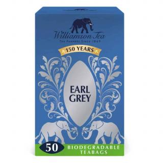 WILLIAMSON TEA černý čaj earl grey 50 sáčků/125g
