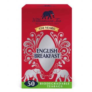 WILLIAMSON TEA černý čaj english breakfast 50 sáčků/125g