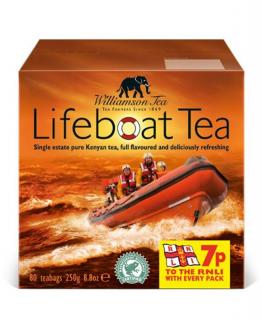 WILLIAMSON TEA černý čaj LIFEBOAT 80 sáčků / 250g