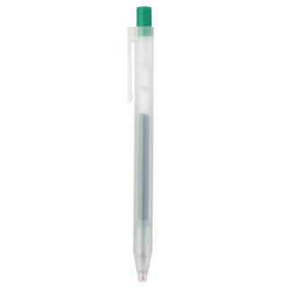 0,5mm MUJI zelené pero gelové &quot;CLICKER&quot;
