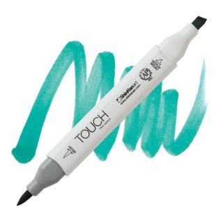 BG57 Turquoise green light TOUCH Twin Brush Marker