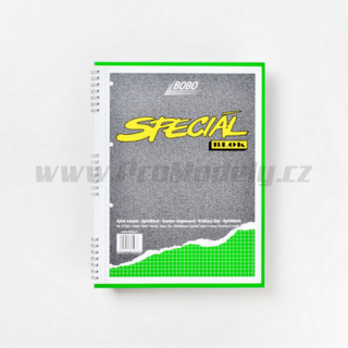 Blok Speciál A4, čtverečkovaný