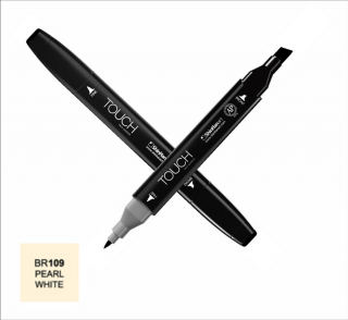 BR109 Pearl white TOUCH Twin Marker