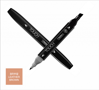 BR112 Leather brown TOUCH Twin Marker