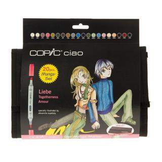 Copic Ciao 20ks, tóny Manga + penál