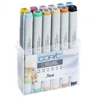 Copic Original 12ks, pastelové tóny