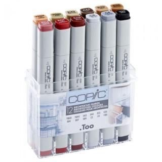 Copic Original 12ks, pro architekturu