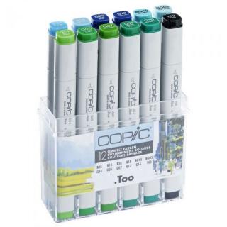 Copic Original 12ks, pro krajinu