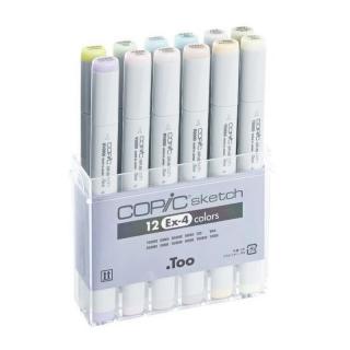 Copic Sketch 12ks, Ex-4