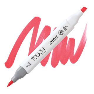 F121 Fluorescent coral red TOUCH Twin Brush Marker