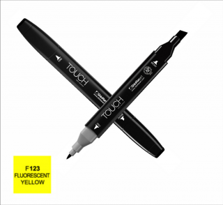F123 Fluorescent yellow TOUCH Twin Marker